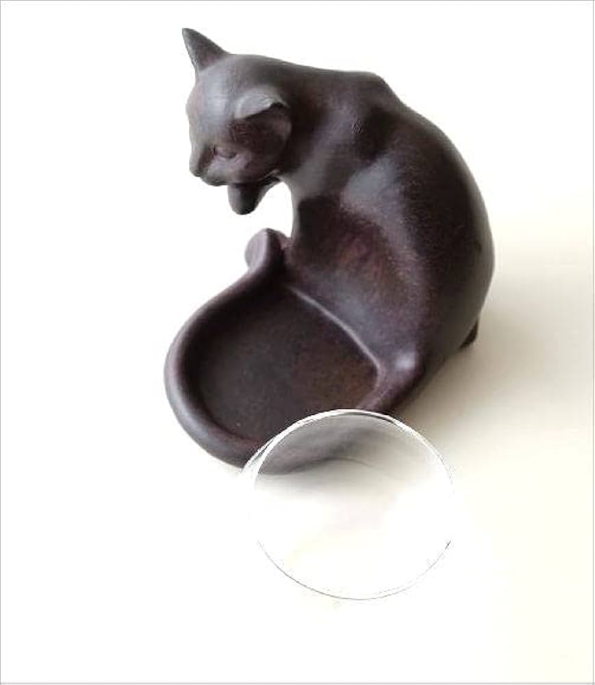 猫と花 フラワーベース Minou-ettes by C. Pradalie Amazon.co.jp: 花瓶 ガラス フラワーベース 猫 オブジェ 置物